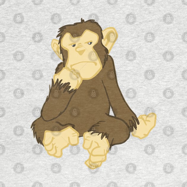 Asplenia Studios Academic Chimps: The Thinker by AspleniaStudios